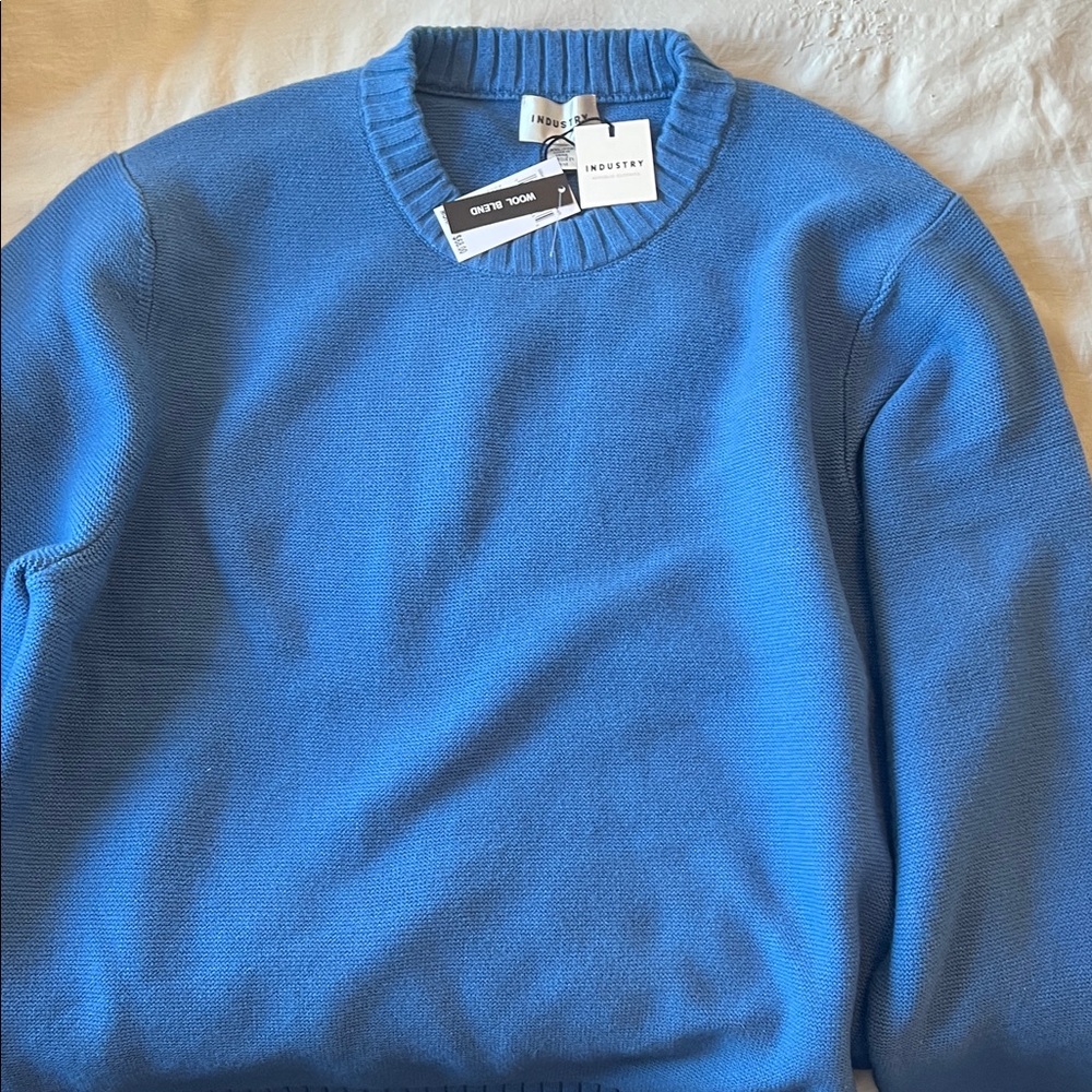 Industry Men's Crewneck Sweater in Classic Blue